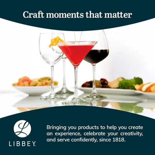 Vista 6 de Libbey Glassware 7512 Vaso de vino martini, 8 oz. (Paquete de 12)
