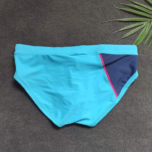Vista 6 de UXH Traje de baño para hombre Briefs acolchado traje de baño masculino sexy tabla de natación playa surf natación natación