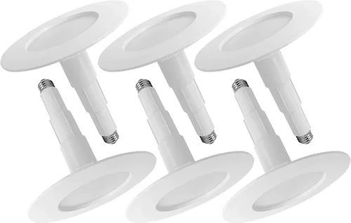 Vista 13 de Soliseed - Paquete de 4 unidades de iluminación LED empotrable de 5/6 pulgadas 5CCT, luz de techo regulable, color seleccionable