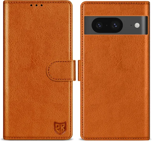 Vista 9 de ZZXX Funda tipo cartera para Google Pixel 8 con bloqueo RFID, ranura para tarjetas, función atril, cierre magnético, funda protectora de cuero