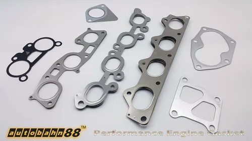 Vista 2 de Autobahn88 Junta Turbo, compatible con Nissan T25, T28, Skyline GTR RB26DETT Silver SR20DET