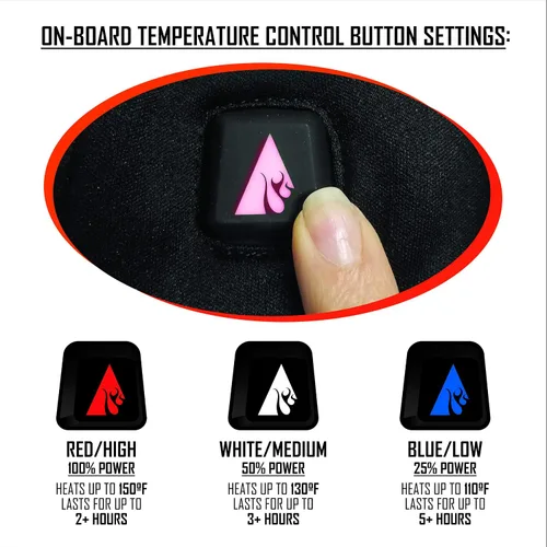 Vista 8 de ActionHeat Guantes calefactables prémium de 5V para hombre