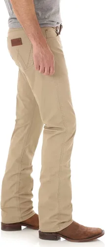 Vista 3 de Wrangler Jeans retro ajustados de pierna recta para hombre