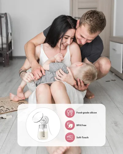 Vista 8 de Piezas de bomba compatibles con Spectra S1/S2/9 Plus, 2 válvulas de pico de pato y 2 bridas de 0.591 in (no accesorios Spectra originales)