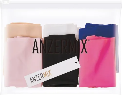Vista 4 de Anzermix Bragas sin costuras cortadas con láser, paquete de 6