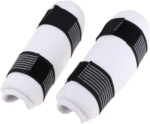 Vista 3 de Taekwondo - Protector de antebrazo para karate Sparring Martial Elbow Arm Protector para adultos, jóvenes, niños