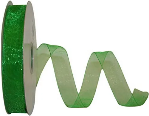 Vista 109 de Reliant Ribbon 25621-053-09C Cinta transparente de gasa, 1-1/2 pulgadas x 100 yardas, azul