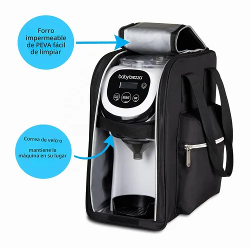 Vista 3 de Baby Brezza Bolsa de transporte de viaje Formula Pro Mini Lleva tu Fórmula Pro a cualquier lugar - Compatible solo con Formula Pro Mini