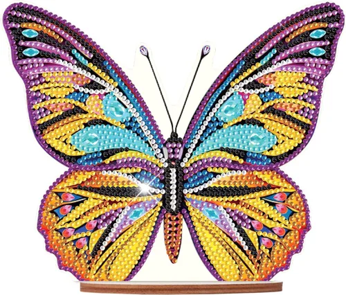Vista 8 de Kits de adornos de escritorio de pintura de diamante para adultos, ángel mamá, sosteniendo bebé, arte de diamante por números, decoraciones
