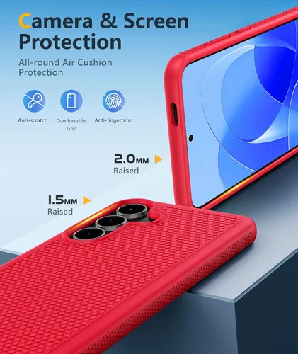 Vista 1026 de FNTCASE Funda para iPhone 17 Pro: Fundas delgadas translúcidas de color azul claro compatibles con MagSafe, protección completa de la cámara