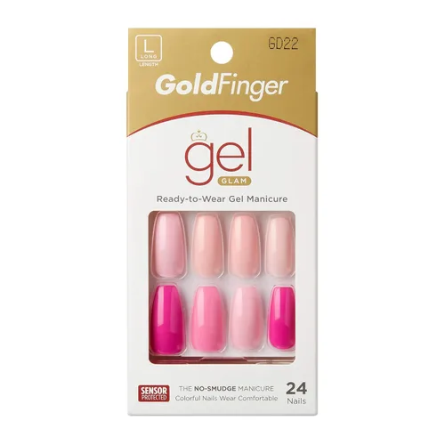 Vista 4 de Uñas de diseño GoldFinger Gel Glam (GD22).