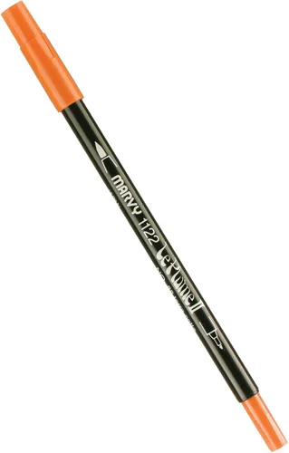 Vista 95 de Uchida 1122-C-3 Marvy Extra Fine Tip Le Plume II Rotulador de doble punta, azul