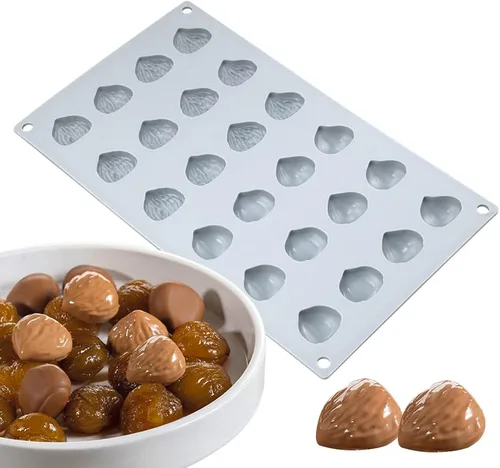 Vista 18 de Moldes de silicona mostsom Moldes de almendra y chocolate Moldes de caramelo para hornear dulces, jabones artesanales y velas para pasteles