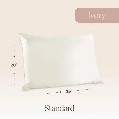 Vista 2 de Protector de almohada de algodón orgánico, tamaño estándar, 100% algodón, certificado GOTS, funda protectora con cremallera, hipoalergénica, lavable