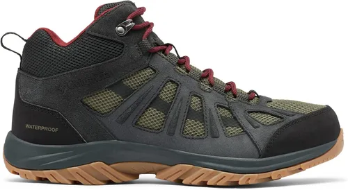 Vista 6 de Columbia Tenis de senderismo impermeables Redmond II Mid para hombre, Bm0168464 Collegiate Navy Bright Gold