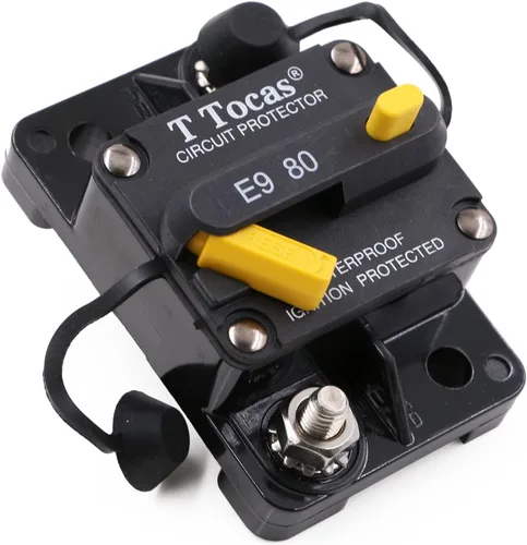 Vista 35 de E69 Interruptor de circuito de 10 A T3 con restablecimiento manual Mini de montaje en superficie IP66 Interruptor conmutable de 10 A
