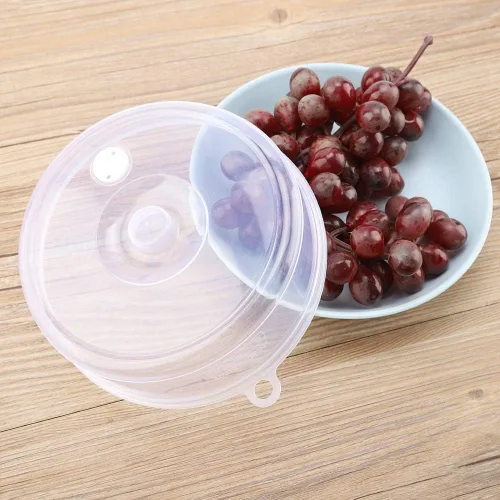 Vista 5 de Cubierta lavable para placa de microondas, tapa de placa de microondas, silicona para accesorios de horno de microondas, tapas de utensilios