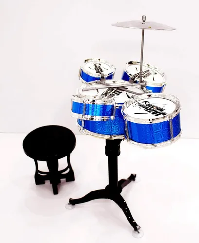 Vista 8 de Juego de tambor para niños, instrumento de percusión educativo para niños, juguete estimulante de la creatividad de los niños, juguete de jazz