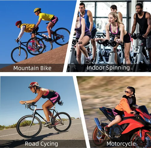 Vista 8 de Sportneer Pantalones cortos de ciclismo acolchados para mujer, pantalones cortos de ciclismo para mujer, acolchado de gel 4D para bicicleta