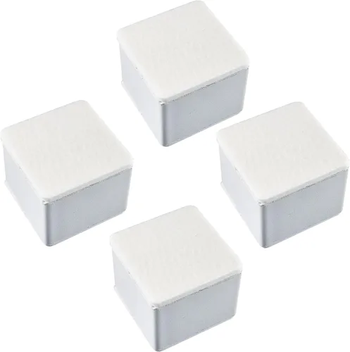 Vista 8 de Elevador de muebles autoadhesivo de 0.65 pulgadas, almohadillas suaves para patas de muebles, mesa de cama redonda, elevador de cama, añade 0.65