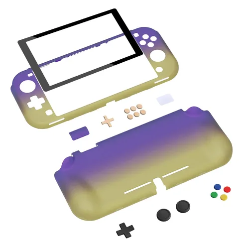 Vista 81 de PlayVital ZealProtect Protective Case for Nintendo Switch Lite, Ergomomic Grip Hard Cover - Durable Shock-absorbent Shock-Absorption Anti-Scratch