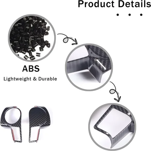 Vista 2 de Decoración de coche para Toyota Tundra 2007 2008 2009 2010 2011 2012 2013, material ABS interior del coche consola central panel decoración cubierta
