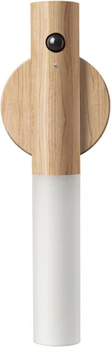 Vista 12 de Luces nocturnas con sensor de movimiento de madera LANDGOO Aplique de pared con pilas inalámbrico recargable LED para pasillo de cuerpo magnético