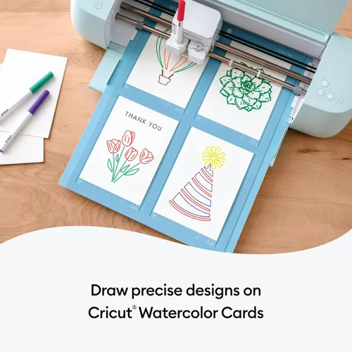 Vista 6 de Cricut Juego de rotuladores y pinceles para acuarela (9 unidades), surtido