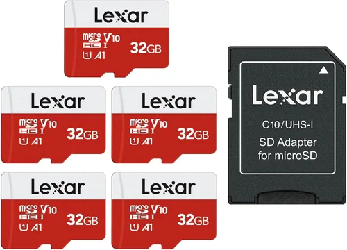 Vista 10 de Lexar Tarjeta de memoria flash microSDHC UHS-I microSDHC de la serie E de 32 GB x1