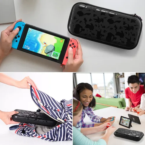 Vista 7 de CampFENSE Carrying Case for SwitchSwitch OLED, Protective Hard Shell Travel Carry Case compatible with Console & Accessories, with 10 Game Card