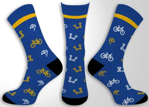 Vista 2 de Calcetines temáticos deportivos L, talla de zapato 9-12