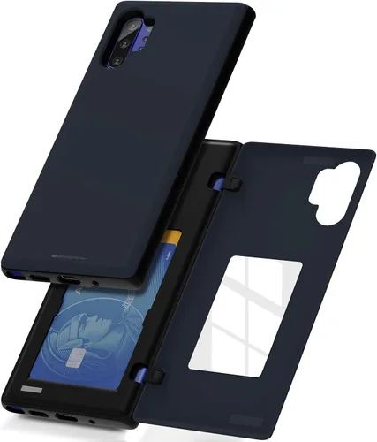 Vista 51 de GOOSPERY Parachoques magnético para puerta compatible con Galaxy Note 10, estuche tipo billetera con tarjetero, cierre automático por iman, funda