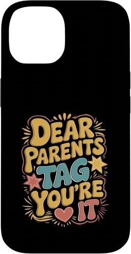 Vista 4 de Dear Parents Tag You’re It Leopard Print Case for iPhone XR