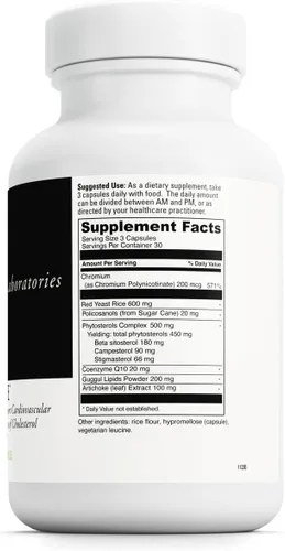 Vista 2 de DAVINCI Labs CholestSure Suplemento - Apoya la función cardiovascular, ayuda a mantener niveles saludables de colesterol en un rango normal* - Sin