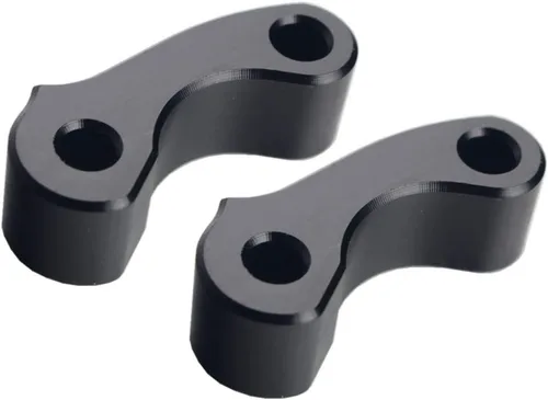 Vista 2 de DEWHEL Bisagras de cierre de aluminio negro 2x para ventana trasera, para Tacoma 95-04, Tundra Xtracab 00-06