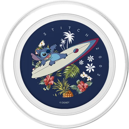 Vista 2 de Disney Lilo & Stitch Surfer Dude PopSockets MagSafe PopGrip para iPhone
