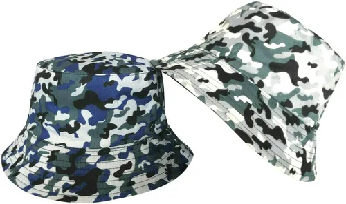 Vista 8 de Sombrero de pescador reversible para mujer, diseño de pescador, playa, para el verano, plegable, para el sol 2 piezas leopardo (verde+marrón)