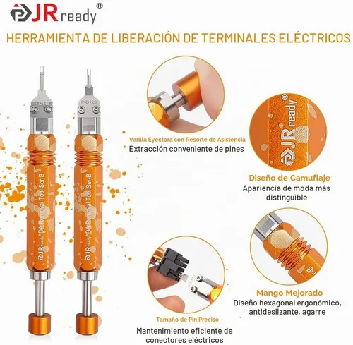 Vista 5 de JRready ST5262 2 piezas Molex Micro Fit Extractores Microfit Kit de herramientas de liberación de terminales para Molex MX3.0 macho/hembra