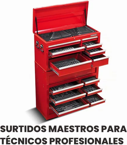 Vista 7 de Powerbuilt Master Juego de llaves de impacto de 63 piezas de 1/2 pulgada, extensiones, llaves de impacto métricas y SAE profundas/estándar, junta