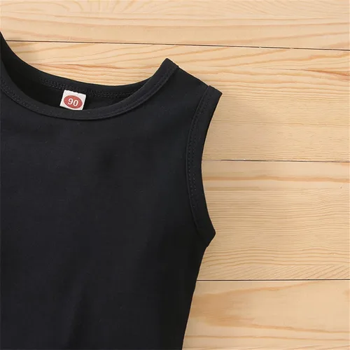 Vista 8 de Conjunto de 2 piezas de ropa de otoño e invierno, camiseta de manga larga abombada, pantalones largos rectos, ropa de moda para bebé