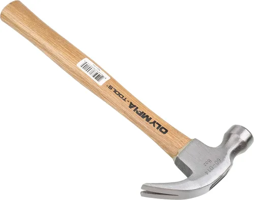 Vista 4 de Olympia Tools Martillo de garra, 60-014, 8 onzas, plateado