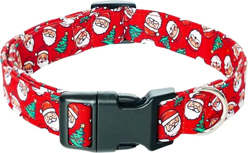 Vista 14 de Tunkoo Pink Daisy - Collar para perro, lindo collar ajustable de algodón de alta calidad, hebilla de plástico duradero para niños pequeños, medianos