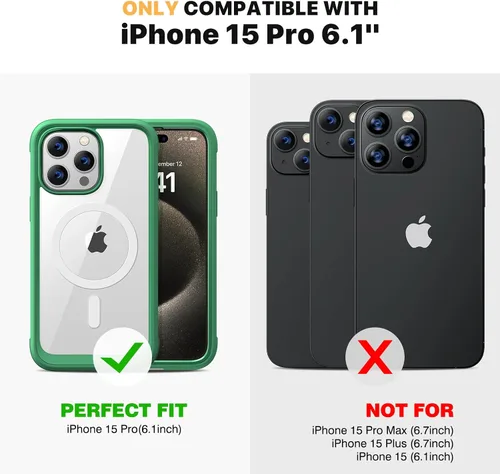 Vista 419 de DIACLARA - Funda transparente compatible con iPhone XR 6.1 pulgadas 2018