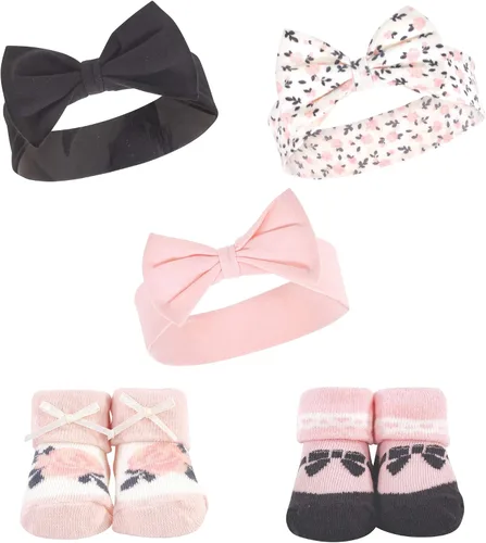 Vista 19 de Hudson Baby Conjunto de regalo de diadema y calcetines para niña