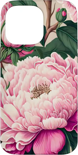 Vista 21 de Funda con diseño artístico de peonía rosa para iPhone 16