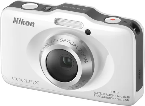 Vista 3 de Nikon COOLPIX S31 Cámara digital impermeable de 10.1 MP con video HD de 720p (blanco) (modelo antiguo) (renovado)
