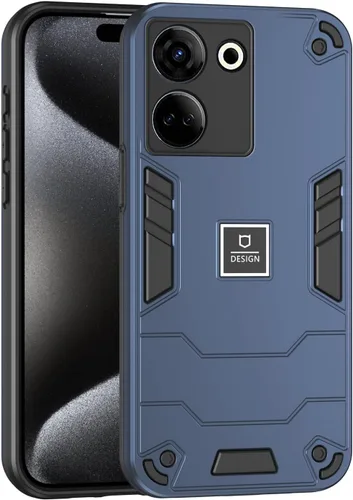 Vista 290 de Funda compatible con Redmi A1, compatible con Redmi A2 2 en 1 [PC dura + TPU], funda de teléfono negra