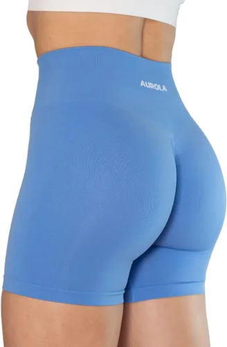 Vista 2 de AUROLA Intensify - Pantalones cortos de entrenamiento para mujer, sin costuras, para gimnasio, yoga, correr, deporte, ejercicio activo, fitness