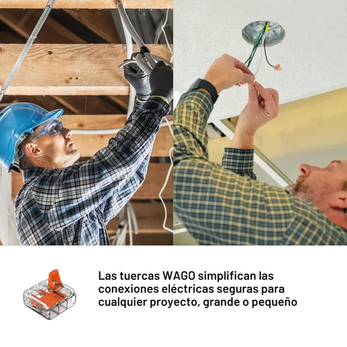 Vista 5 de Wago 221-413 LEVER-NUTS 3 Conductor Compact Connectors 2500 PK