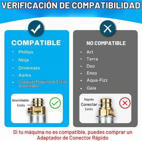 Vista 2 de Cilindro de CO2 para fabricante de refrescos: 60L Paquete de 2